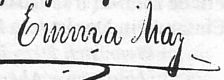 Unterschrift KlaraPloehn als EmmaMay 1902.jpg